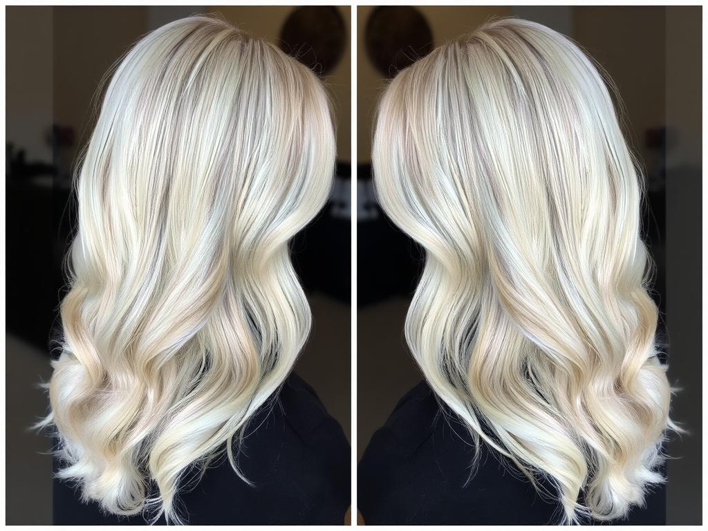 Airtouch Blonde Coloringфото