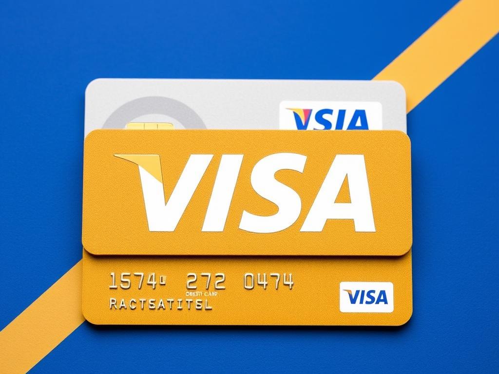 Visa credit cardsфото