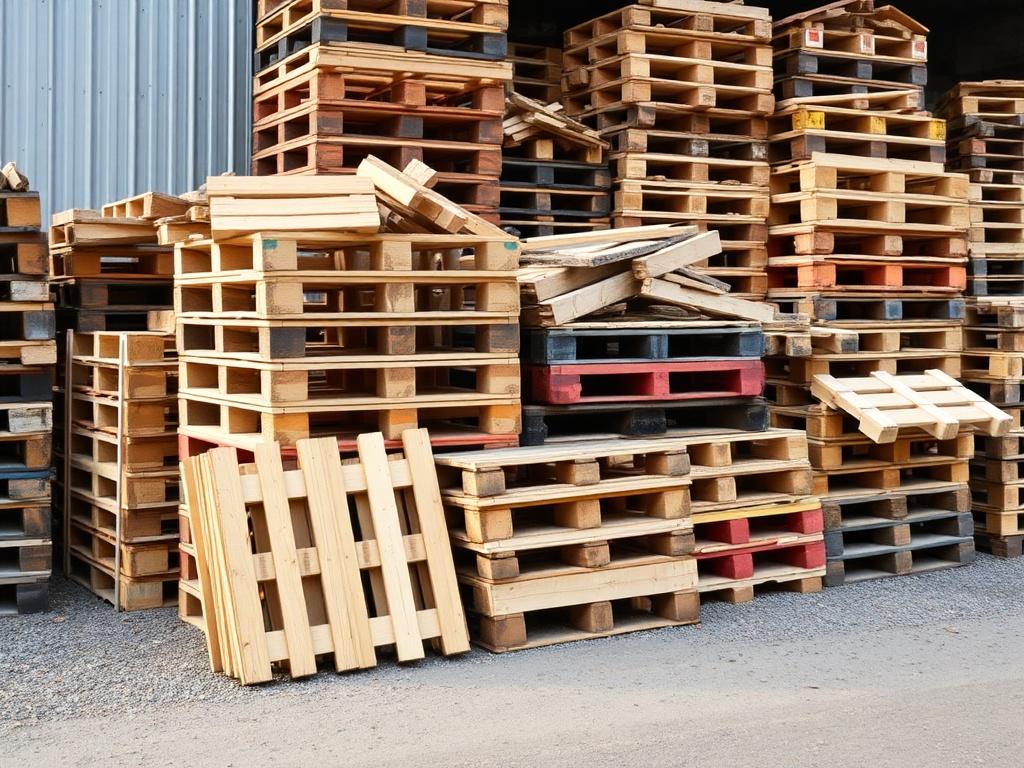 disposal of wooden palletsфото