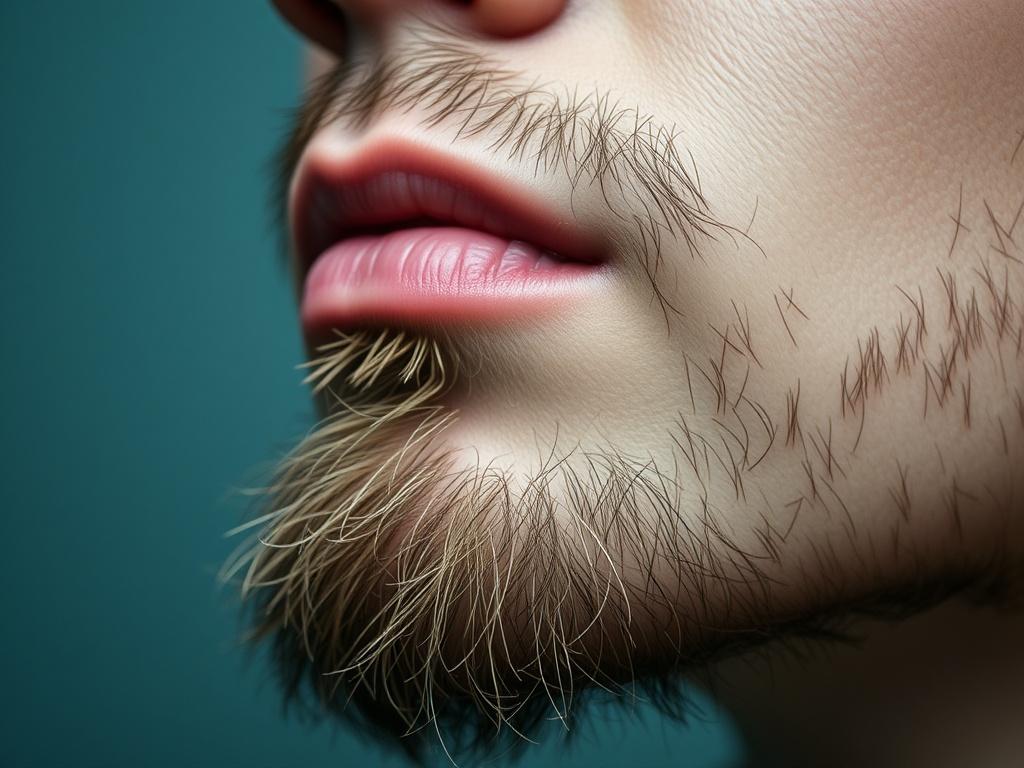 Ingrown hairs on the faceфото