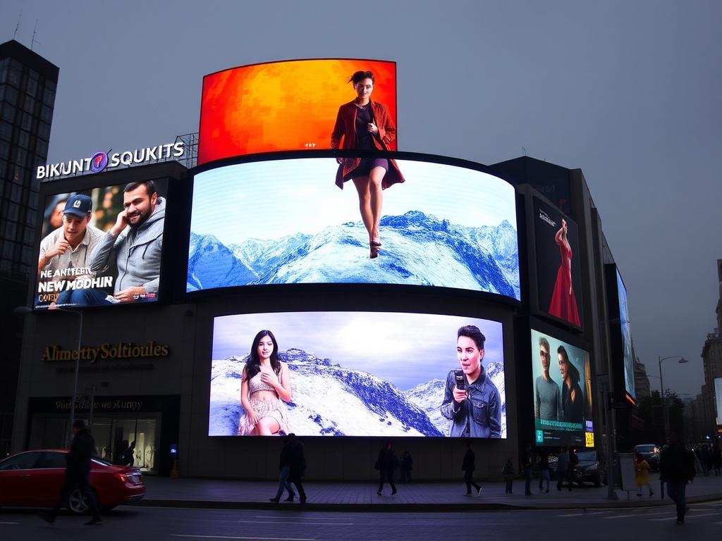 Advertising on LED screens in Almatyфото