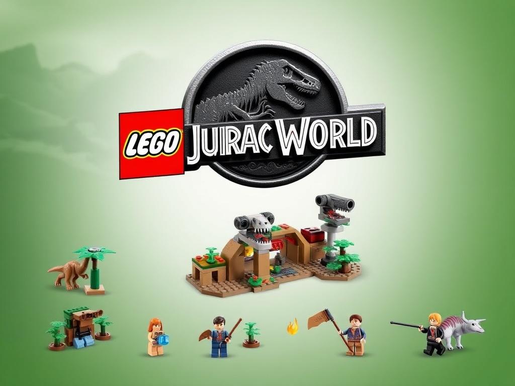 LEGO и мир Юрского периода: как собрать собственный динозавровый парк из кирпичиков