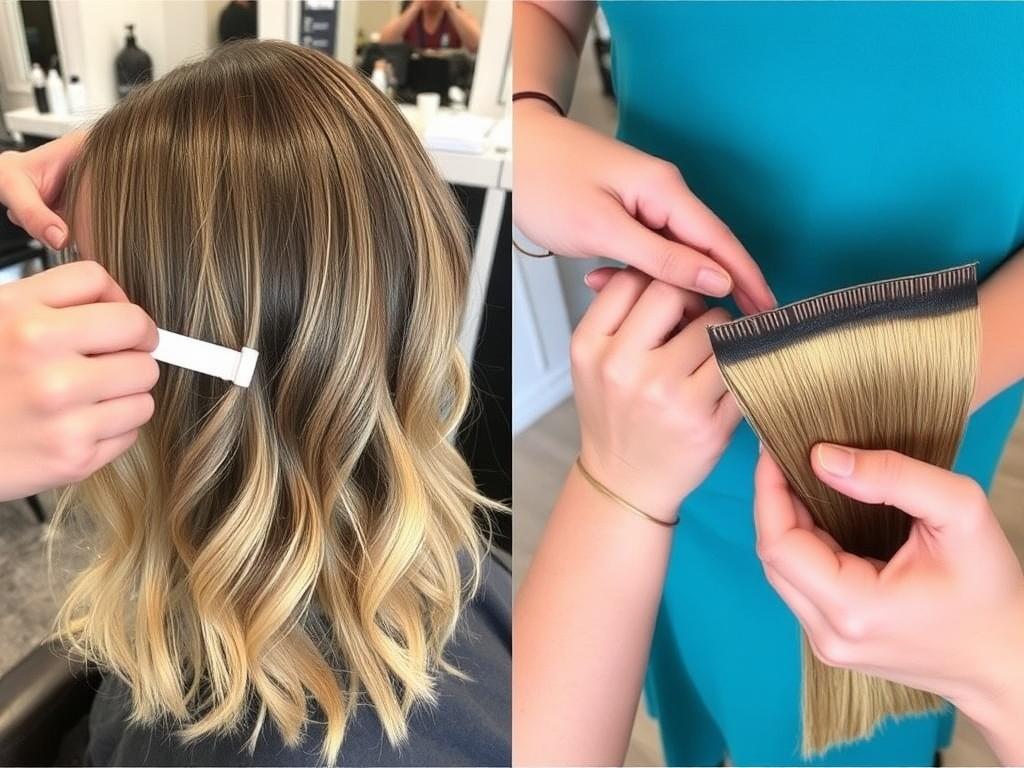 Hair cuttings for extensions.фото